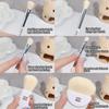 6 Stücke Mini Box Make-Up Pinsel Tragbare Kosmetik Powder Foundation Blush Blending Concealer Make-Up Pinsel Schönheit Make-Up-Tools