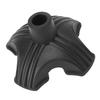 Cane Tip Walking Rubber Foot Pad Replacement 4 Prong Self Standing Non Slip Base