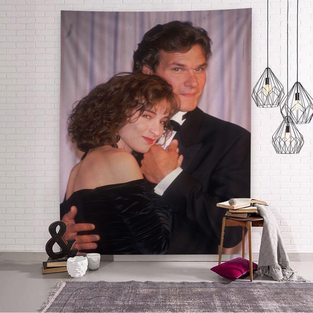 Klassischer Film Dirty Dancing Cartoon Wandteppich Kunst Science-Fiction-Zimmer Heimdekoration Wandbehang Heimdekoration