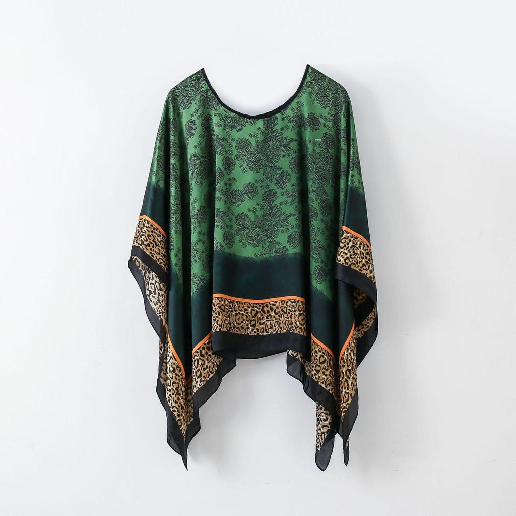 Women's Spring/Summer Silk Scarf & Sunscreen Shawl Cardigan