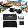 [Joopin] Polarized Sunglasses for Men and Women, Wellington Style, UV400 UV Protection (Gloss Black)