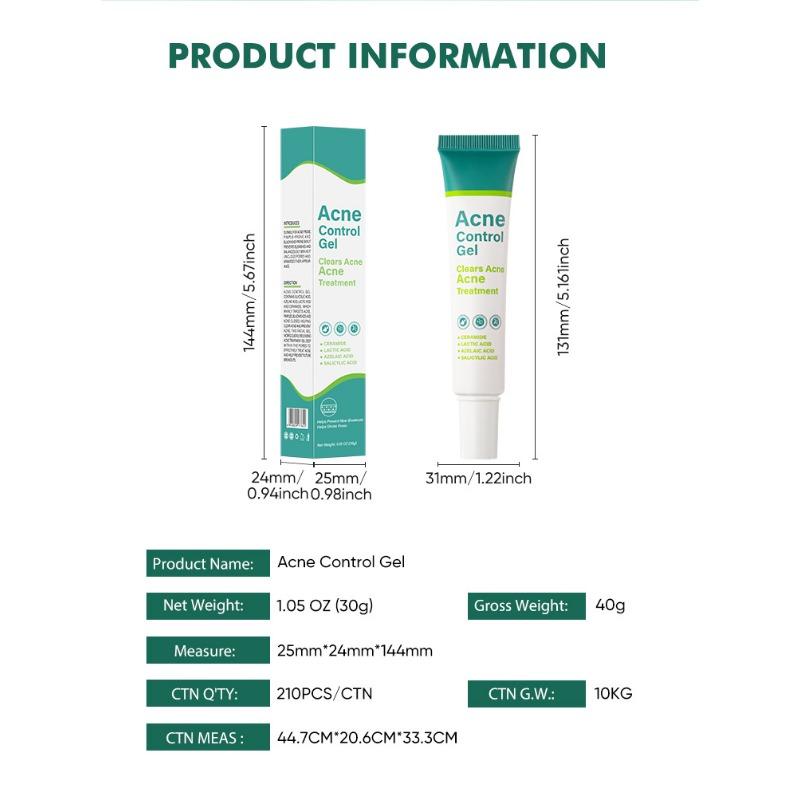 1 BALENÍ Gel s kyselinou salicylovou a azelaovou vybledne jizvy po akné, zmenšuje póry, odstraňuje akné a uzavírá ceramidové mléčné kyselinové akné krém