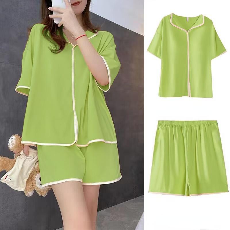 

Новый летний пижамный комплект для девочек Dopamine Kawaii, модная одежда для сна для женщин, шорты для отдыха, ночная рубашка, верхняя одежда, украшения, пижамы