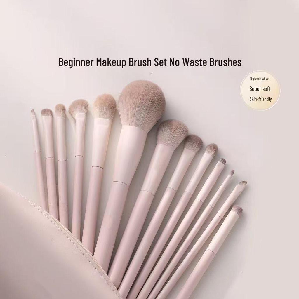 Tao Yao Portable Makeup Brush Set: Eyeshadow, Blush, Contour, Blending, Nose Shadow, Foundation Brushes with Storage Bag
