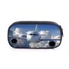 Airplane Pattern Pencil Case – Cool, Large Capacity Stationery Box for Boys and Students