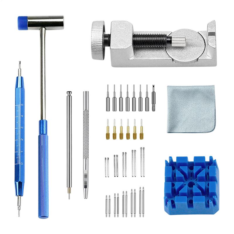 Watch Tool Kit Link Remover 41 Pieces Watch Repair Kit Watch Band Remover Tool Watch Band Adjustment Tool Versatile Watch Tool