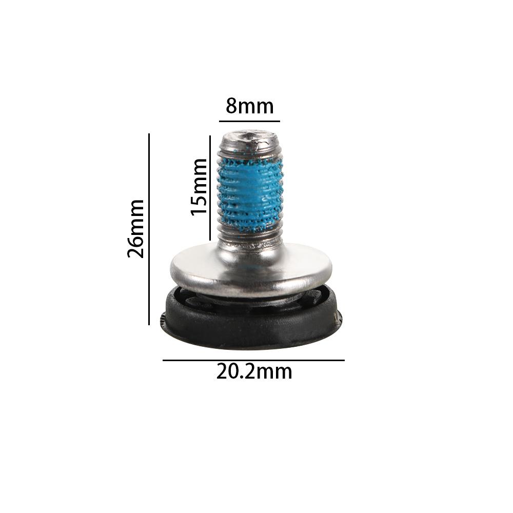 Waterproof Screw Square Hole Bike M8 Screw Bottom Bracket Screw Hexagon Bottom Nuts Crank Arm Bolts