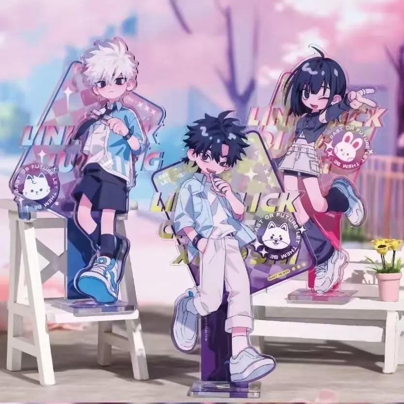 Anime Link Click Acrylic Figure Charles Lucas Stand Action Collectible Toy Desktop Home Decoration