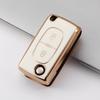 Mode TPU Autoschlüsselhülle Abdeckung Für Peugeot 207 307 308 407 607 807 Geschützter Schlüsselanhänger
