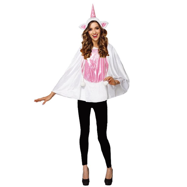 Halloween Black Unicorn Cape Cloak for Cosplay Witch Role-Playing