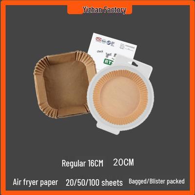 Silikon-Öl-absorbierende Papierpads für Heißluftfritteusen: Runde & Quadratische Formen mit Luftpolsterfolien-Verpackung