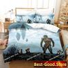 3D Print Game Mass Effec Bedding Set Printed Bed Set With Pillowcase Bed Duvet Cover Soft Single Double Queen Super King Size