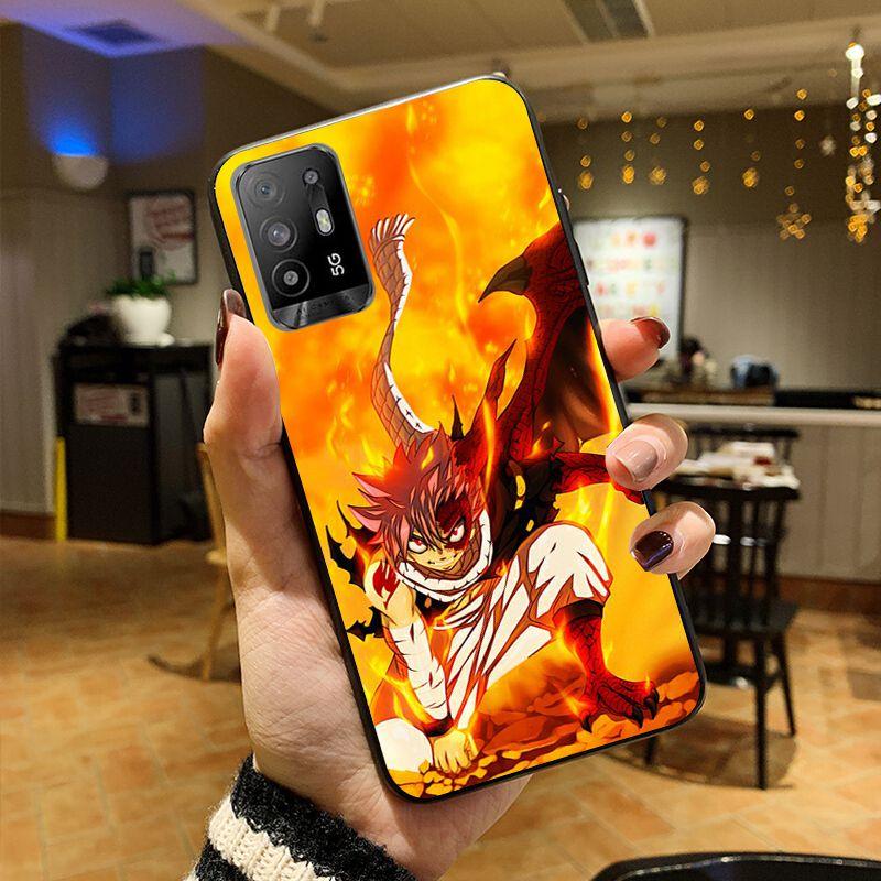 Funda Anime Manga Fairy Tail Phone Cover For OPPO A74 A94 5G A3S A5 A5S A9 A12 A15S A52 A53 A53S A72 A73 2020 A91 5G Cases Coque