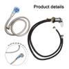 Shampoo Bed Faucet with Sprayer Hose for Barber Shop Bathtub Sink Faucet Zinc Alloy Leak Proof Valve Core Build