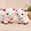 Pp Cotton Little Sheep Plush Keychain Soft Comfortable Cartoon Animal Stuffed Doll Collection Keyring