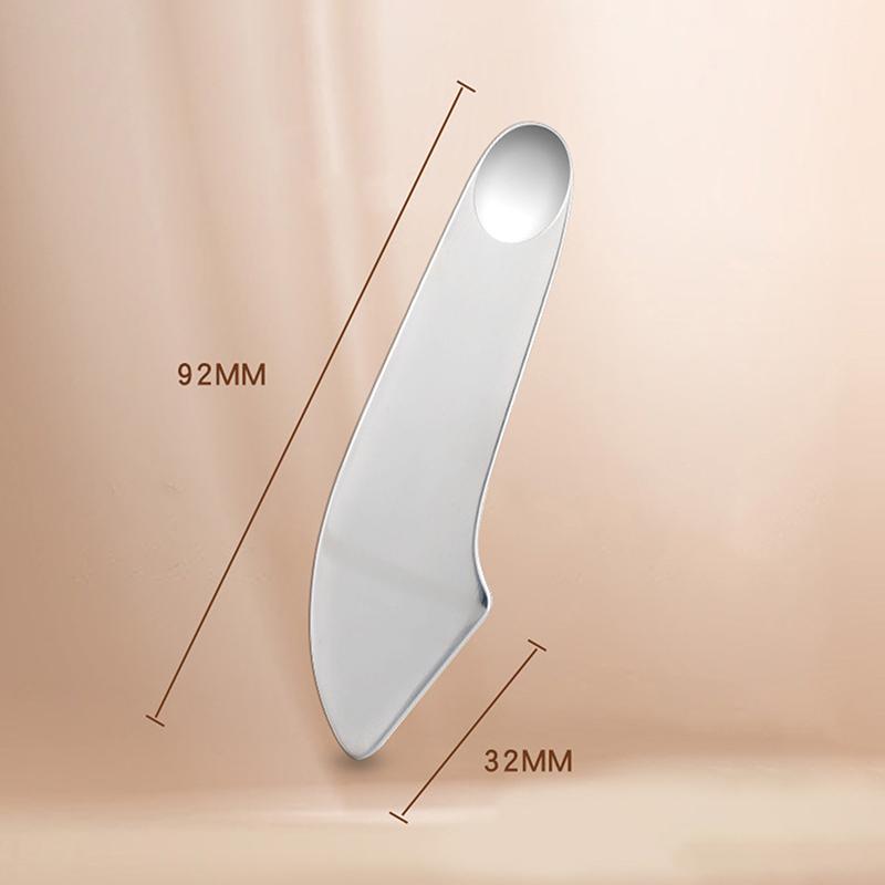 

Набор: шпатель для тональной основы из нержавеющей стали, палочка для смешивания цветов и палитра для макияжа A3