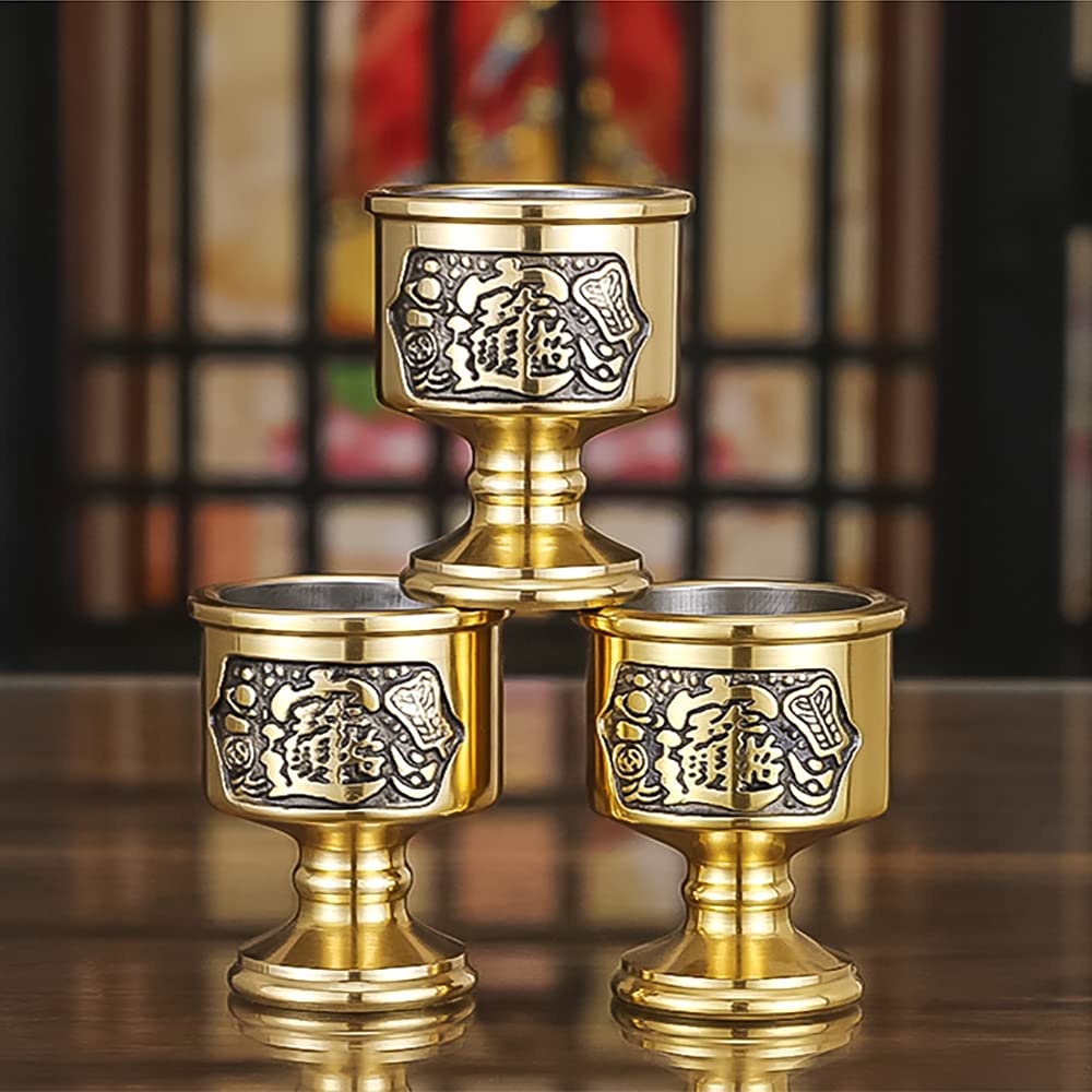 Feng Shui Water Cup, Good Luck Water Cup, Copper Cup, Feng Shui Item, Feng Shui Ornament, Interior Decoration, Feng Shui Item, Fortune Prayers,