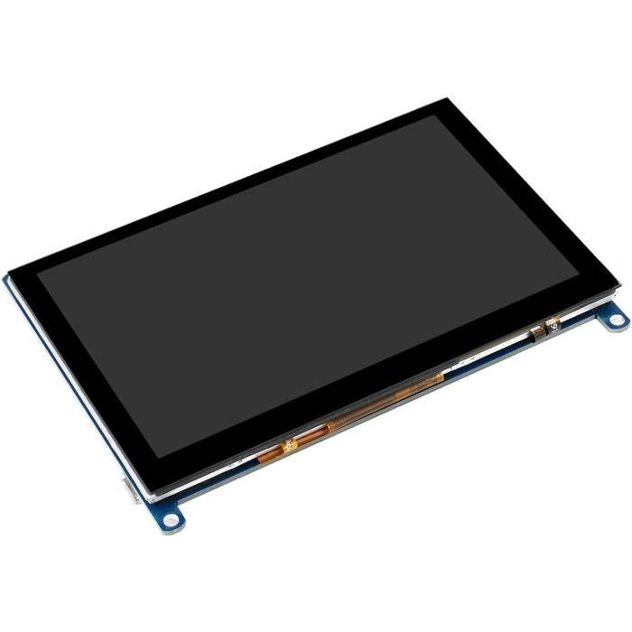 Écran tactile 5 pouces - WAVESHARE - LCD - 800x480 - HDMI - Tactile capacitif