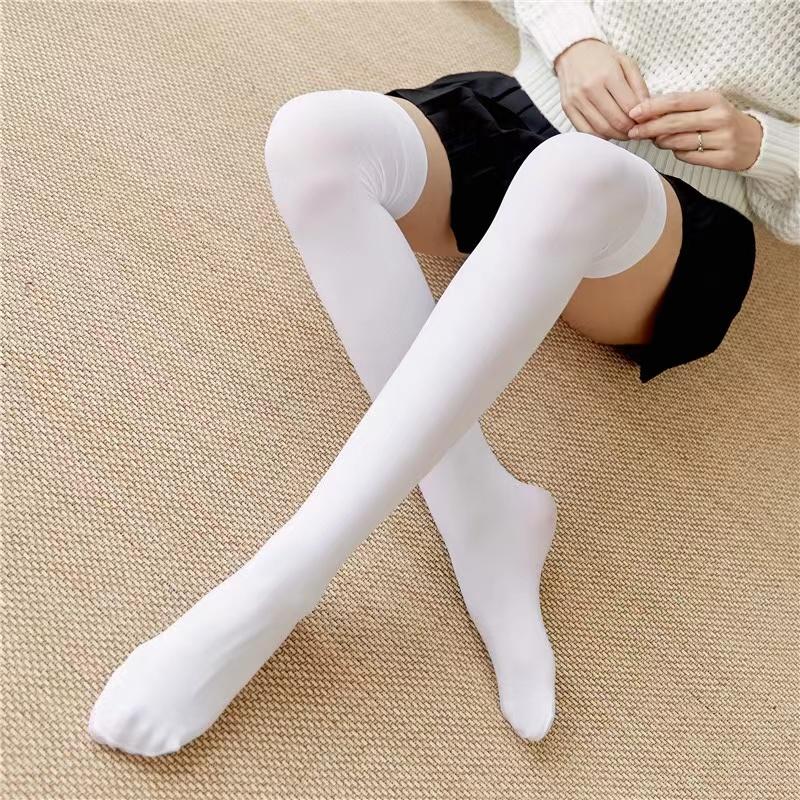 Graue JK Kniestrümpfe Japanischer Samt Lange Strümpfe Dünne Sektion Weich Atmungsaktiv Vielseitig Knielang Verlängert Studenten Socken