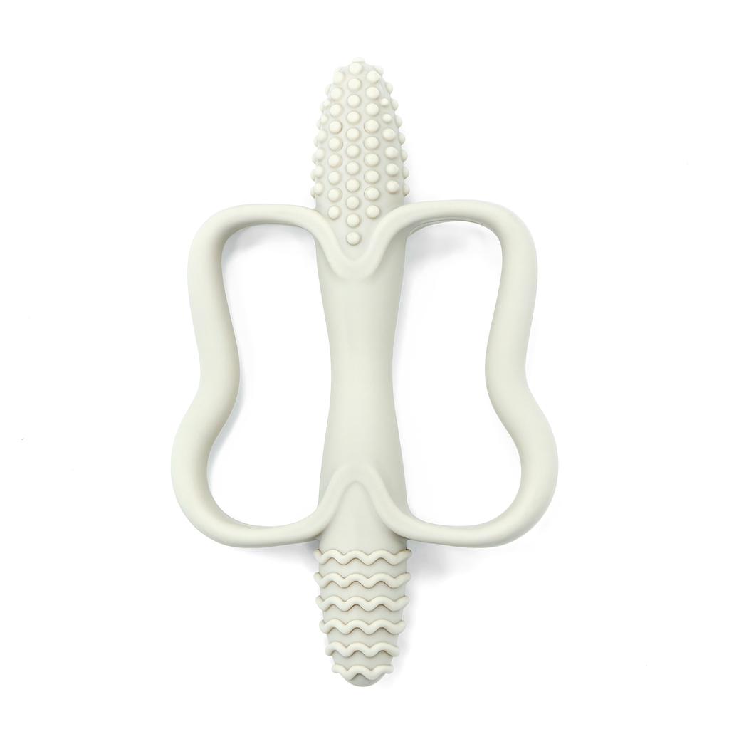 Baby Teething Toys with Easy-grip Handles, Food-grade Silicone Teething Toys, Suitable for Babies 0-6 Months, 6-12 Months