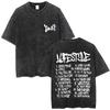 Washed Rapper Yeat Graphic T Shirts LYFESTYLE 2093 Merch T-shirt Hip Hop Fashion Vintage T Shirt Cotton Oversized Tees Unisex