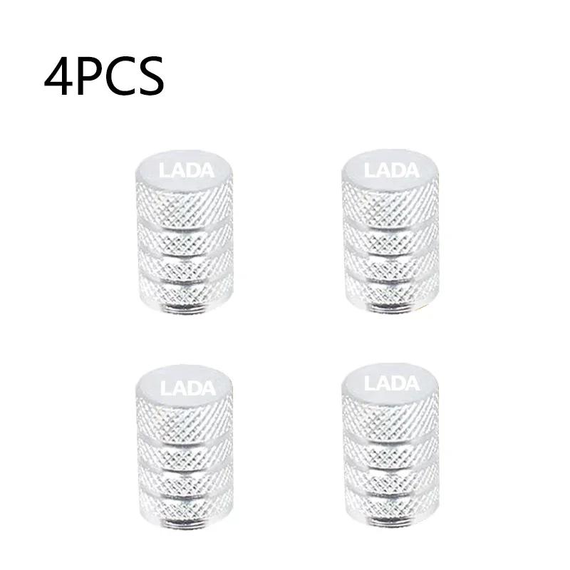 Car Wheel Tire Valve Caps Tyre Stem Covers Airdust Waterproof For Lada Niva Vesta Samara Kalina Largus Priora Xray Granta