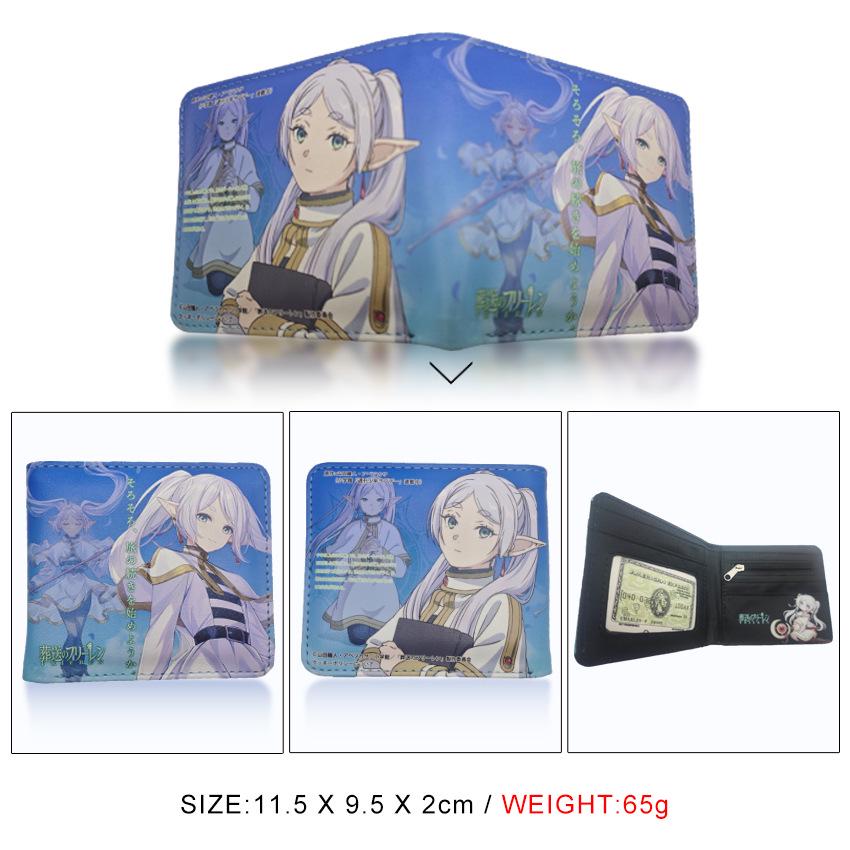 Frieren: Beyond Journey's End 3D Anime Coin Purse - Stereoscopic Embossed Cartoon Design