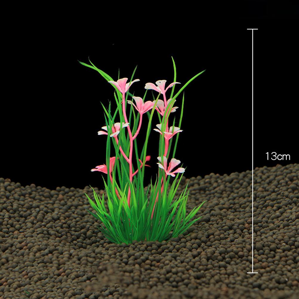 Künstliche Unterwasser-Wasserpflanzen-Ornamente, lebensechte Simulationsblumenpflanzen für Aquarium-Fischglas-Landschaftsdekoration
