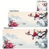 Sakura Scenery Mouse Pad Large AntiSlip Rubber Gaming Mousepad Durable Desk Mat Thick Seam Edge Suitable for Office and Gaming