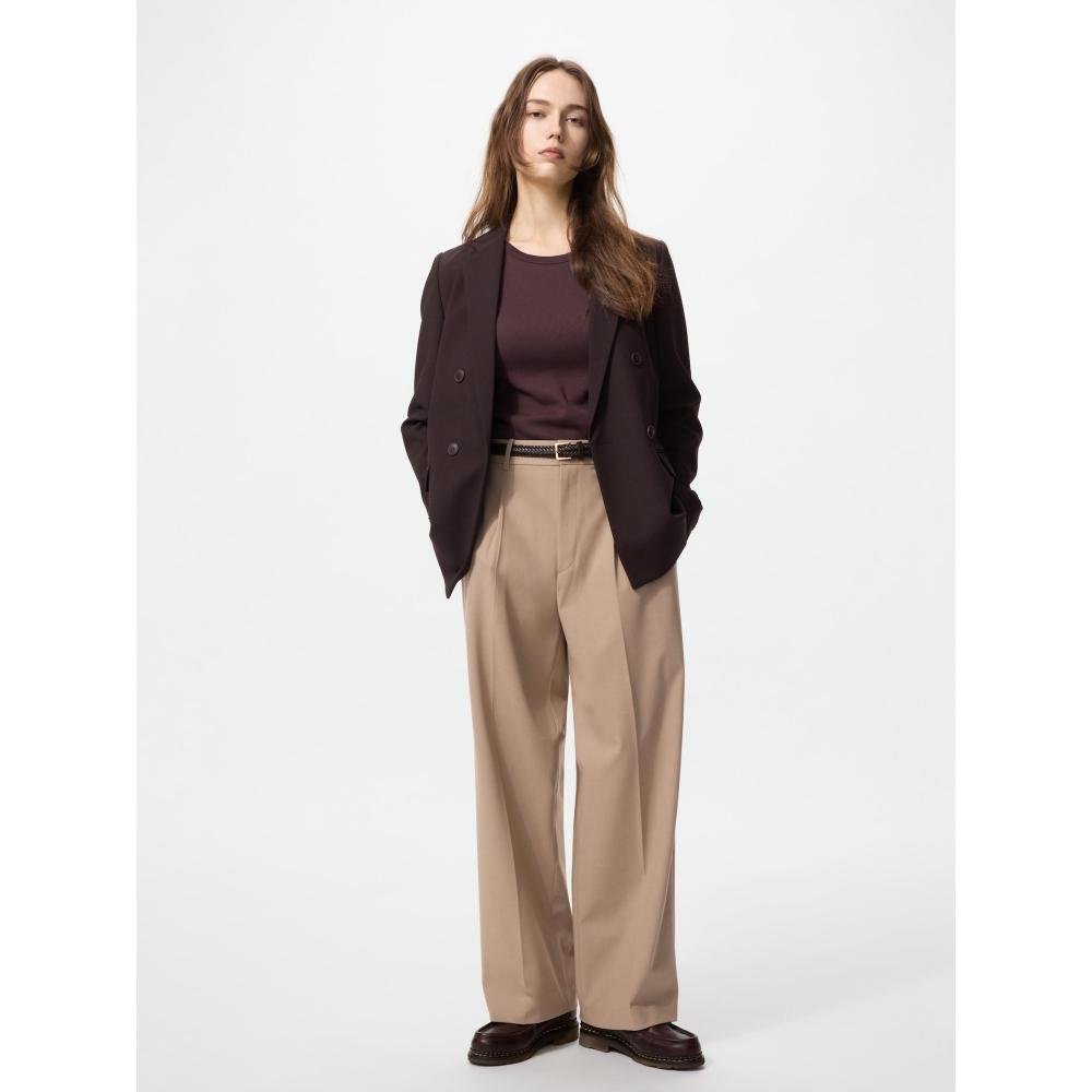 Uniqlo Pantaloni largi cu pense Japonia