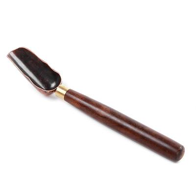 Chinese Style Metal Tea Spoon Retro Kung Fu Ceremony Utensils Shovel Sugar Salt Coffee Spoons Teaware Kitchen Accessory