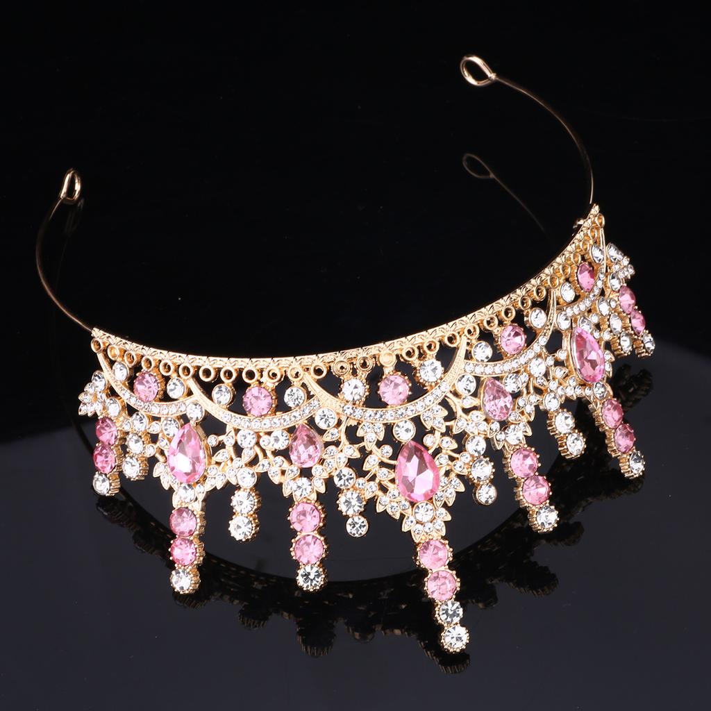 Prinzessin Kristallkrone Tiara Mädchen Geburtstag Stirnband Auftritt Laufsteg Kleid Accessoires Königin Königin Krone