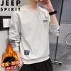 JEEP SPIRIT Herr långärmad rundhalsad sweatshirt
