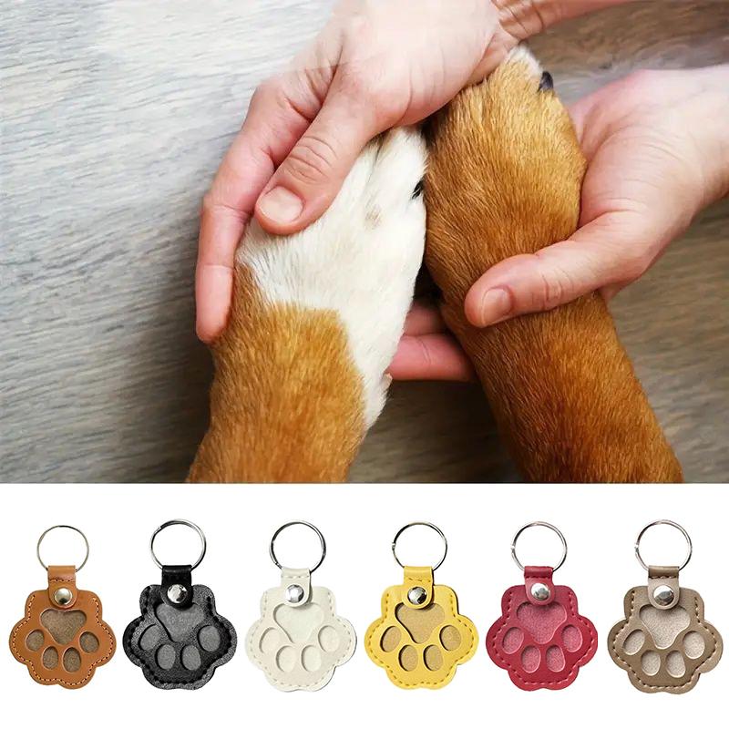 1PC Wear-resistant Bag Unique Hollow Shape Pet Collars Pet Hair Keychain Car Keys Pet Hair Convenient Companionship Durable