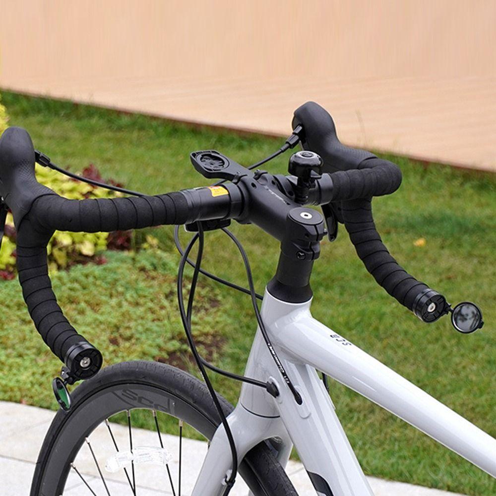 Black Bicycle Rearview  Mirrors Handle Rearview Mirror Cycling Rear View
