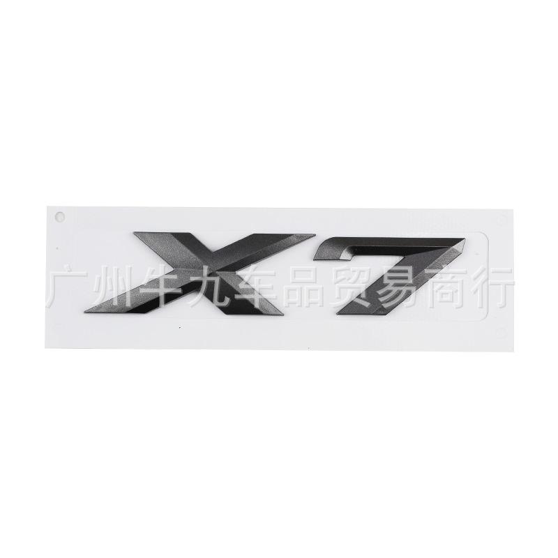 Suitable for the new X1 X2 X3 X4 X5 X6 X7 GT car logo, trunk tail label, car sticker