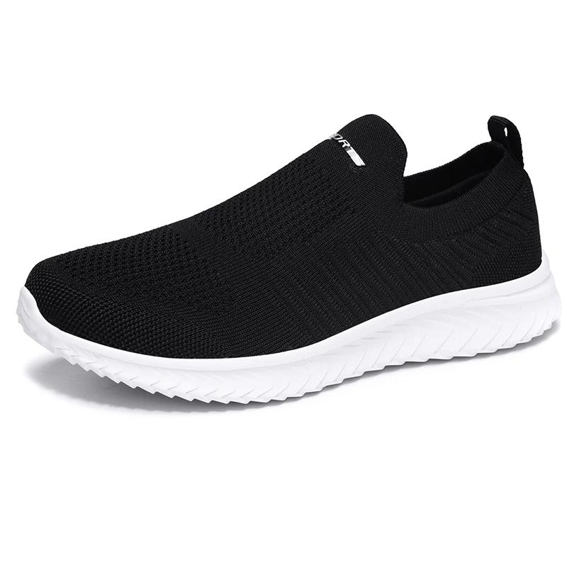 Fashion Men Women Shoes Mesh Men Shoes Lightweight Comfortable Men's Sneakers 2025 Autumn Fashion Slip On Flats Couple  Shoes Loafers