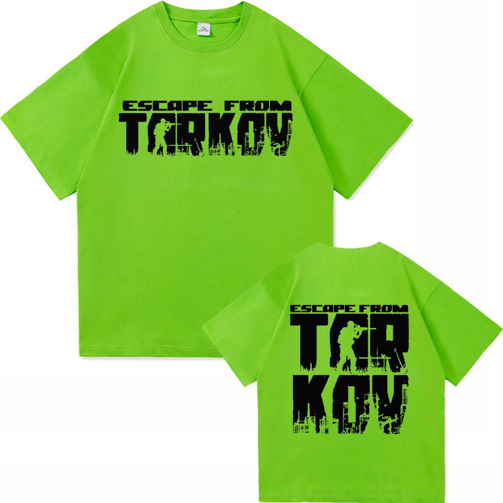 2025 Hot Game Escape From Tarkov TShirt Fashion Menwomen Clothing Harajuku High Quality Tops Cotton TShirts Vintage Male Tees