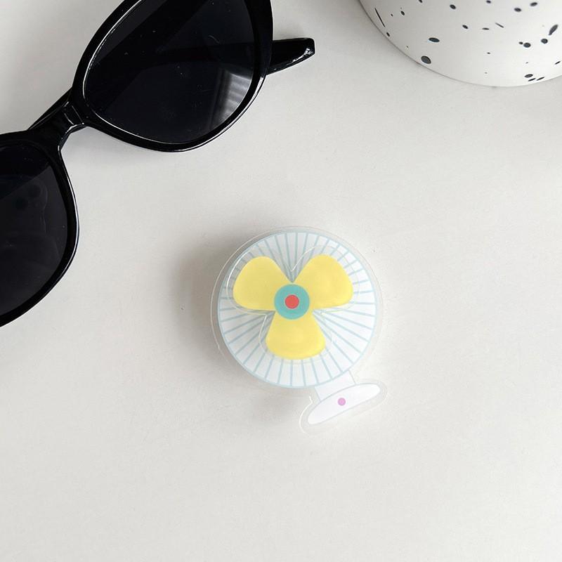 Small Fan Fun Rotatable Phone Airbag Holder Adhesive Type Stretchable Lazy Portable Desktop Support Stand