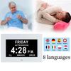 7 Inch Electronic Smart Pill Reminder Clock For Elderly With Alarm And Music Playback Options