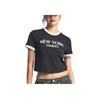 New MLB New York Yankees T Shirt Women's Black 3FTSV0844-50BKS
