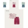 Girl Summer Floral Dress Set With Cotton Fabric For Children Aged 3 To 8 Years