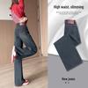 Cement Grey High-Waisted Wide-Leg Jeans for Women - New Autumn/Winter 2025 Collection
