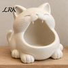 Gift Key Box Storage Box, Big-Mouthed Cat Design Holder, Large Niche Style Container Opening Organizer for Keys Jewelry Small Items Personal Use