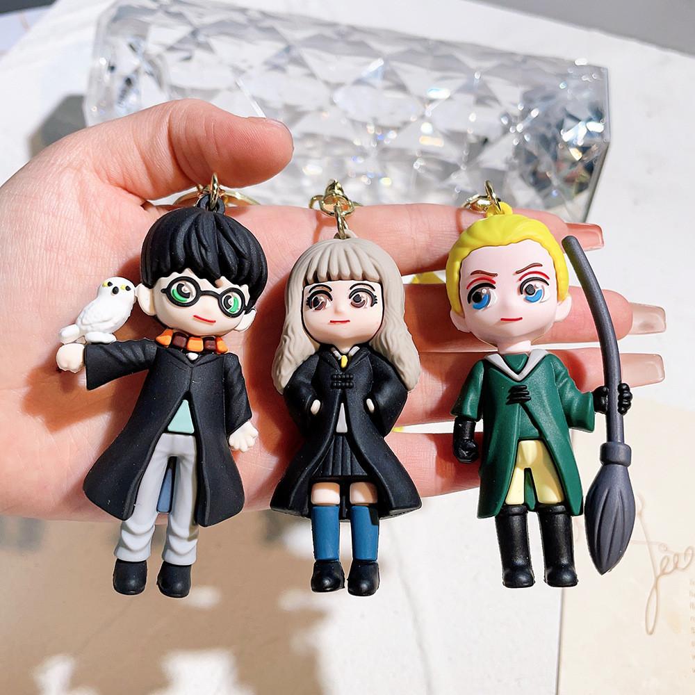Adorable Harry Potter Hermione Keychain Cute Cartoon Keyring Car Bag Pendant Gift
