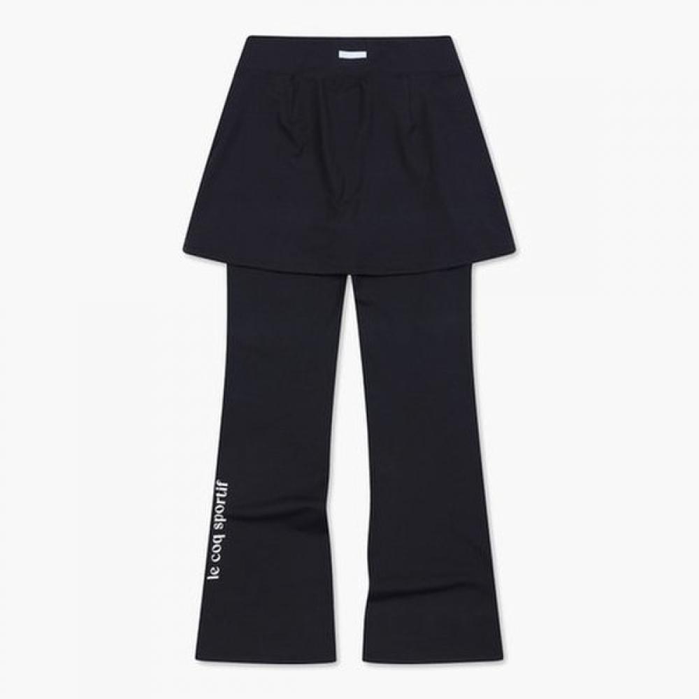 Le Coq Sportif Women Soft Jersey Skirt Pants Black Qp122ofp14