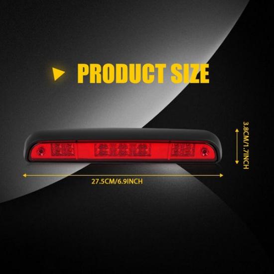 LED Third Light Brake Rear Lamp Cargo Red For White F150 F250 F350 Ford BRONCO