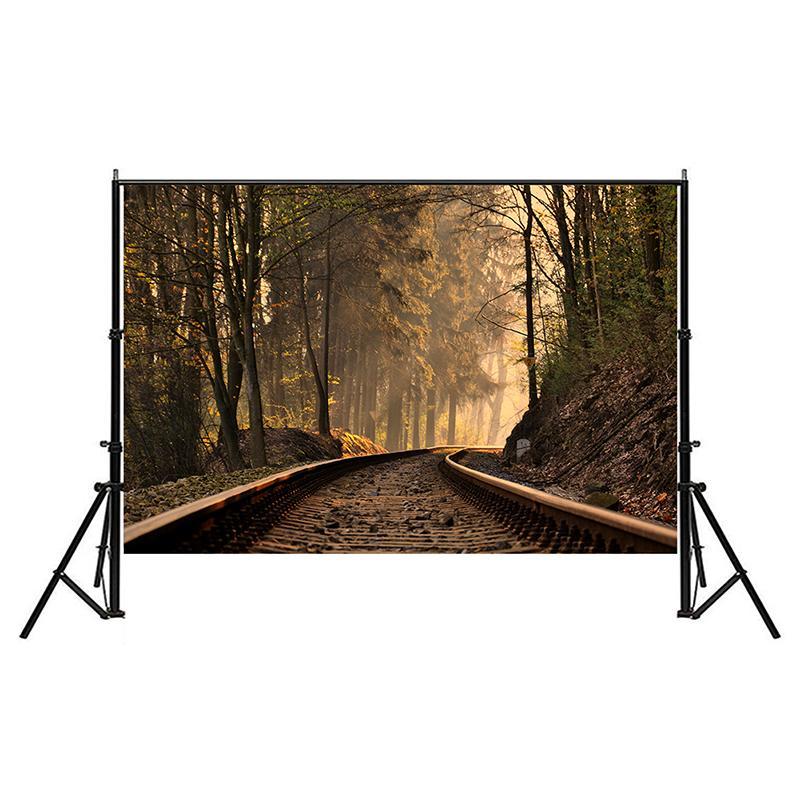 Railway Landscape Backdrop for Studio,Live Streaming,Parties Decor,Bedroom,Office,Background Tapestry