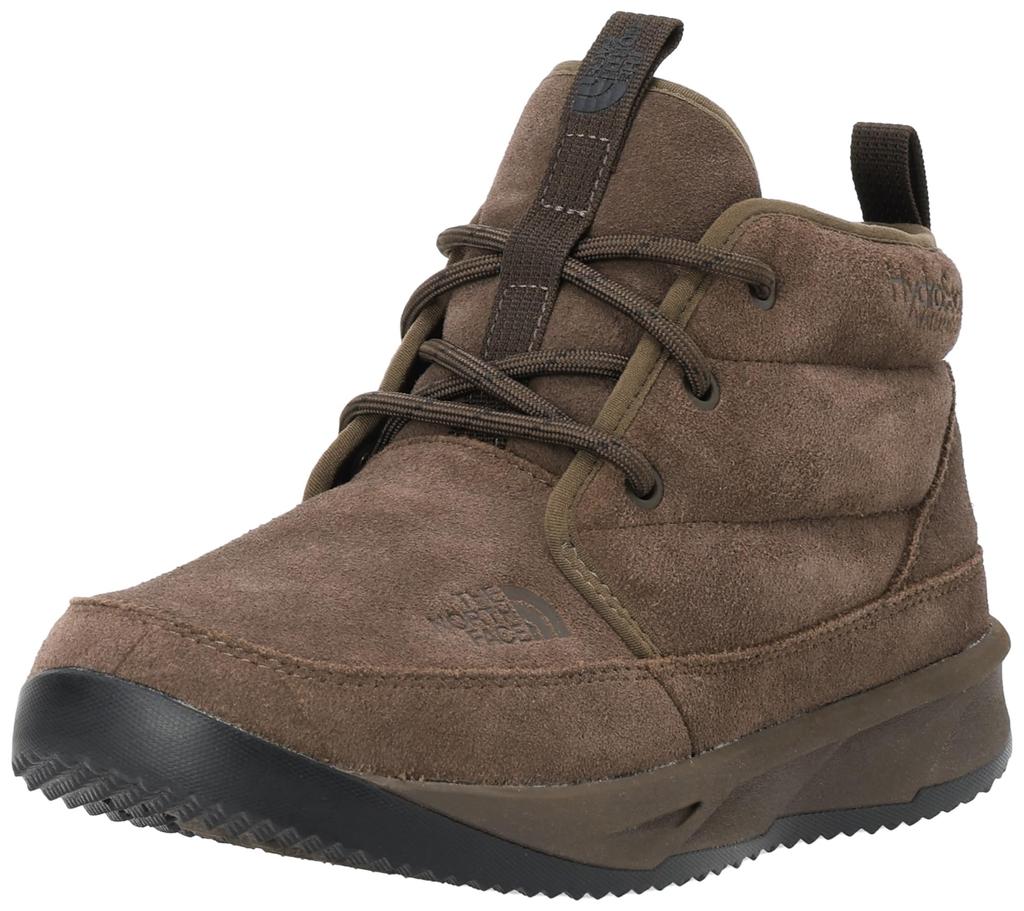 THE NORTH FACE Nuptse Chukka WP Suede Waterproof Suede Chukka Boots Men Demitasse Brown 25.0cm