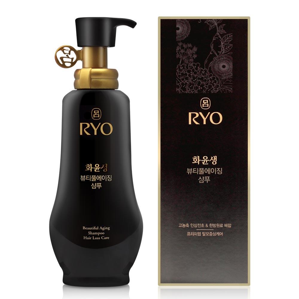 Ryo Hwayunsaeng Beautiful Aging Hair 2-piece Set (Shampoo 350ml + Pack 230ml)